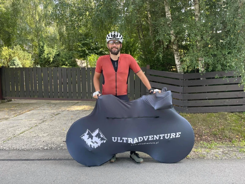 Pokrowiec na rower pełny VELOSOCK logo ULTRAdventure