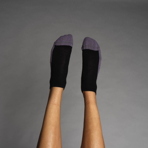 STRIPE MERINO ANKLE SOCK