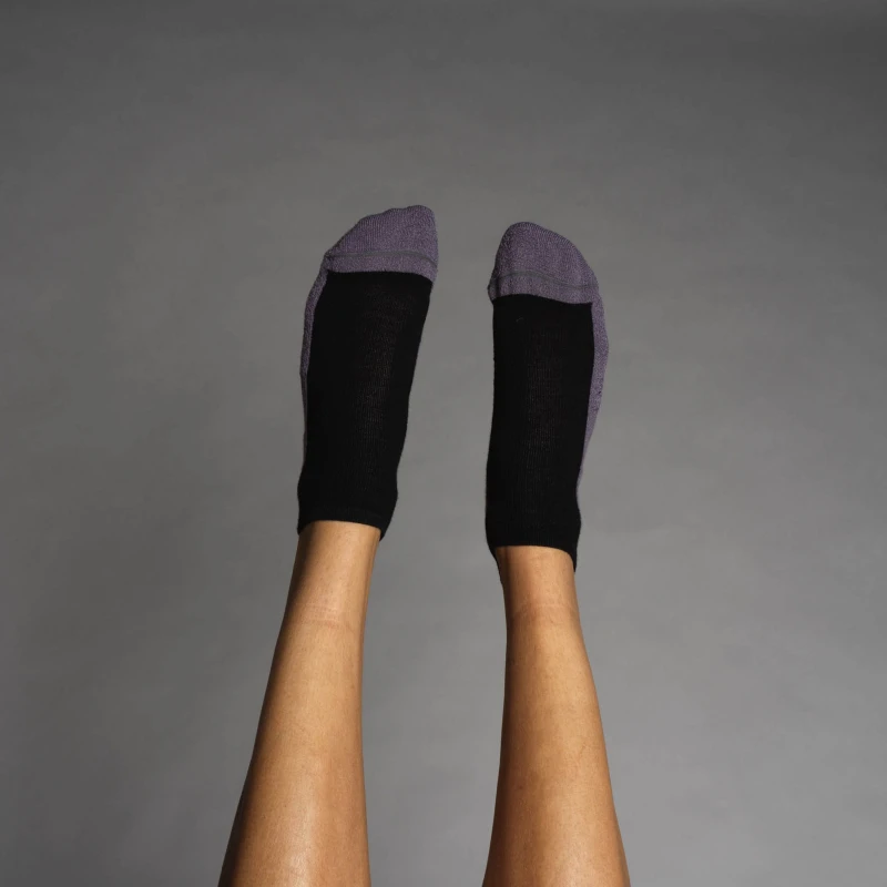 Skarpetki krótkie w paski Ashmei STRIPE MERINO ANKLE SOCK