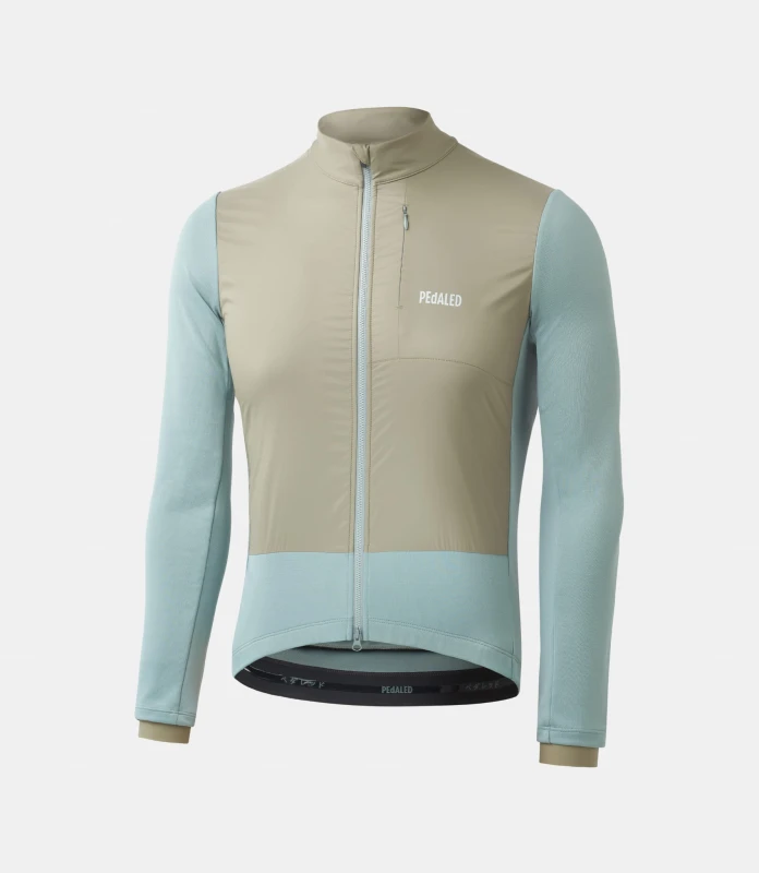 Koszulka z długim rękawem Merino Windblock PEDALED ODYSSEY 