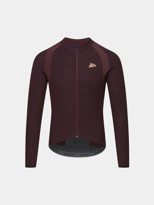 Koszulka z długim rękawem merino MARGUERITE V2 Cafe Du Cycliste  