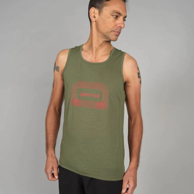 Koszulka męska Ashmei TRACK + FIELD MERINO VEST